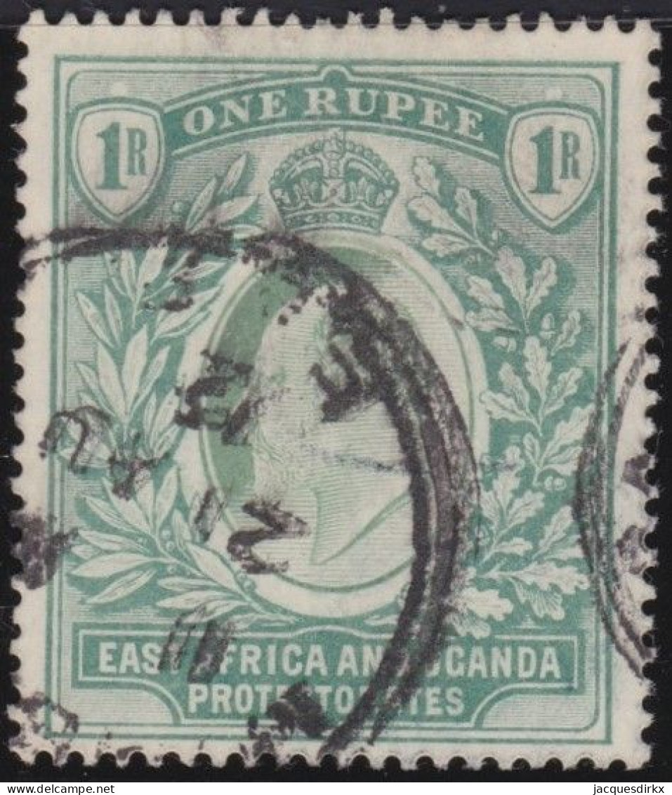 East Africa And Uganda Protectorates   .    SG  9   .   (2 Scans)    .    O      .   Cancelled - Protectorats D'Afrique Orientale Et D'Ouganda