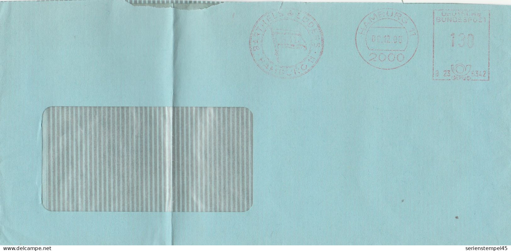 Motive Motive  Flaggen Brief Mit Freistempel Hamburg 1985 Barthel & Lüders Fahne - Covers