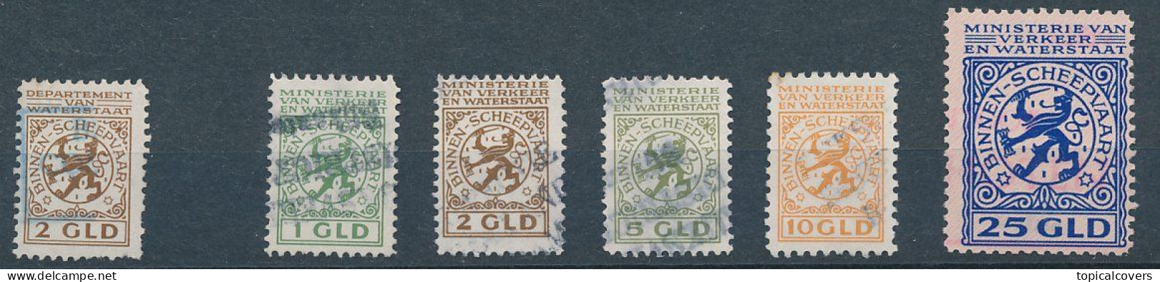 Fiscaal / Revenue Nederland - Ministerie Van Verkeer En Waterstaat - Revenue Stamps