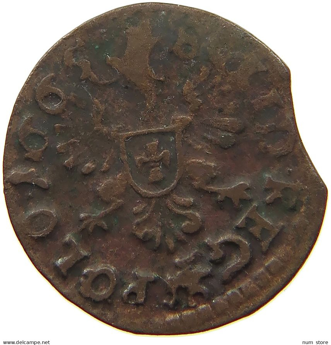 POLAND SOLIDUS 1665 Johann Casimir 1649-1668 #s079 0169 - Pologne