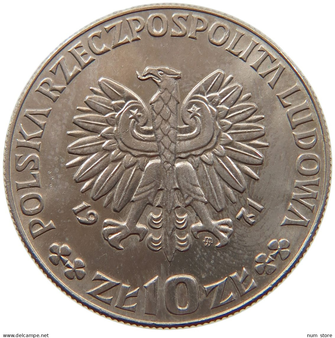 POLAND 10 ZLOTYCH 1971 PROBA #c064 0265 - Pologne