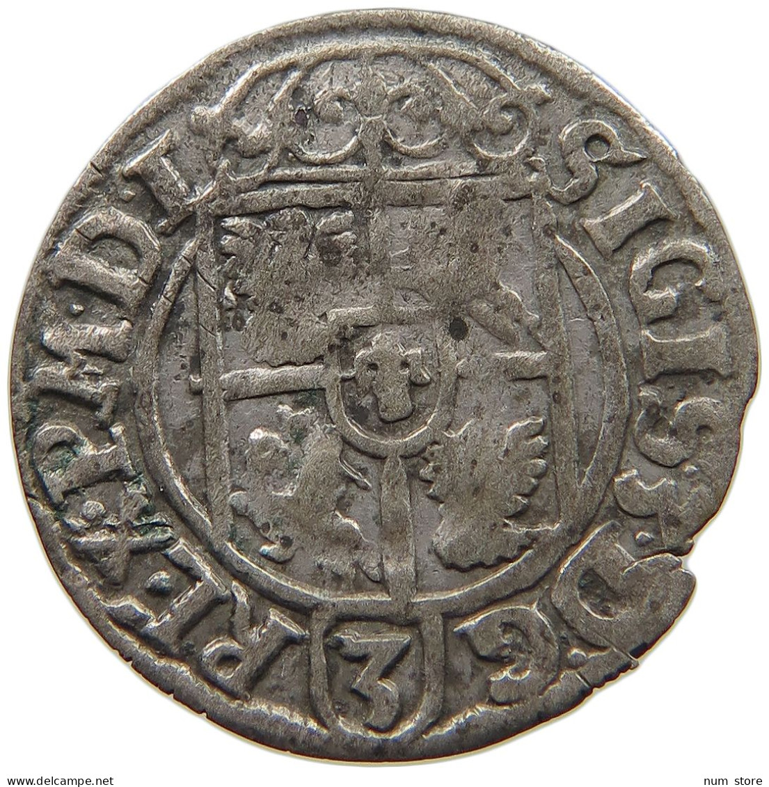 POLAND POLTORAK 1/24 TALER DREIPÖLKER 1622 Sigismund III (1587-1632) #c036 0195 - Pologne