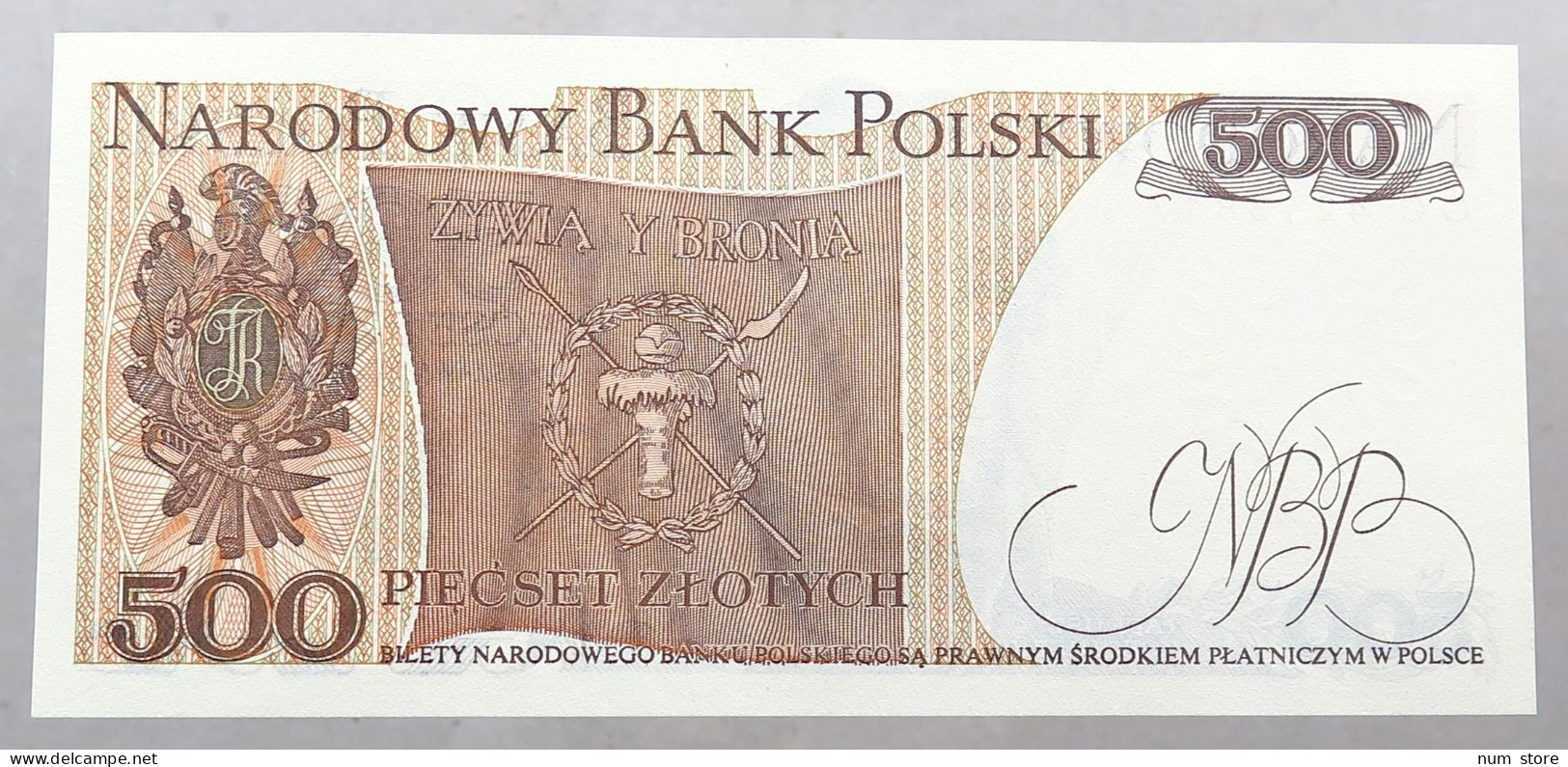 POLAND 500 ZLOTYCH 1982  #alb050 0999 - Pologne
