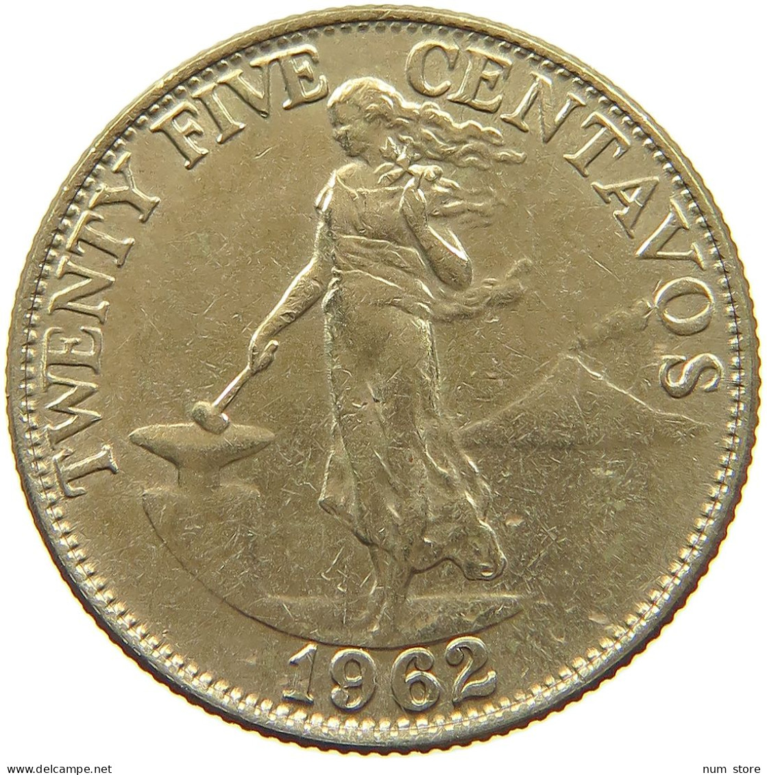 PHILIPPINES 25 CENTAVOS 1962  #a019 0703 - Philippines