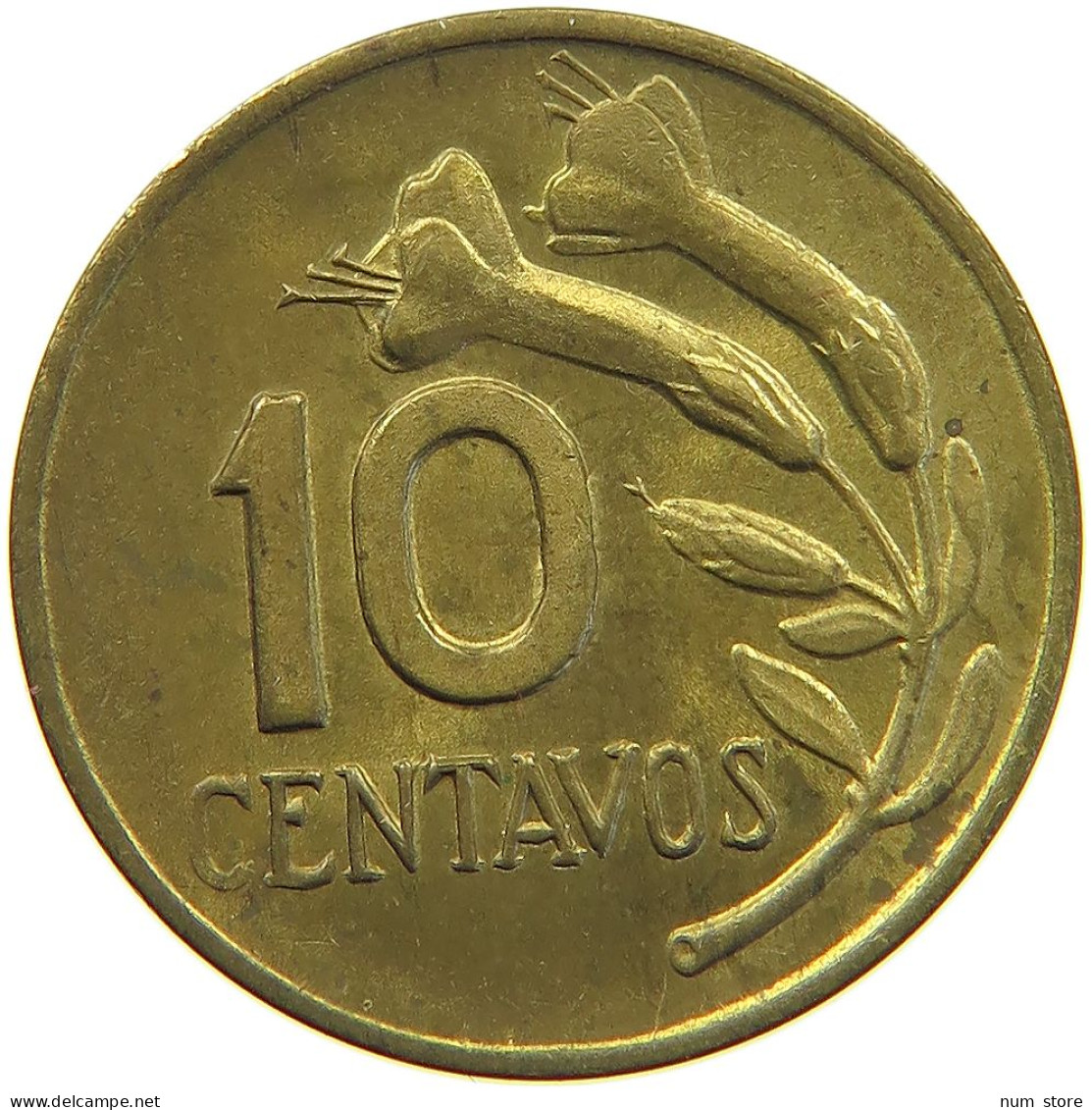 PERU 10 CENTAVOS 1972  #c033 0169 - Pérou