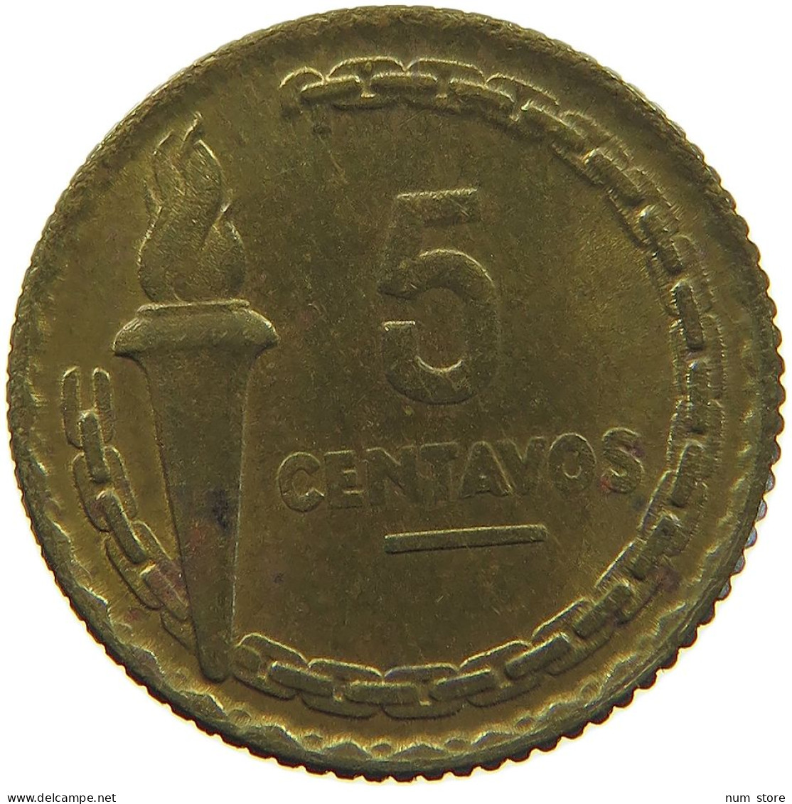 PERU 5 CENTAVOS 1954  #c033 0181 - Pérou