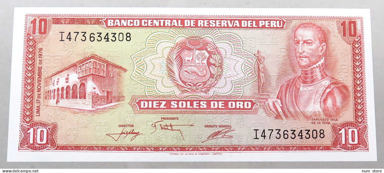 PERU 10 SOLES 1976  #alb049 0293 - Pérou