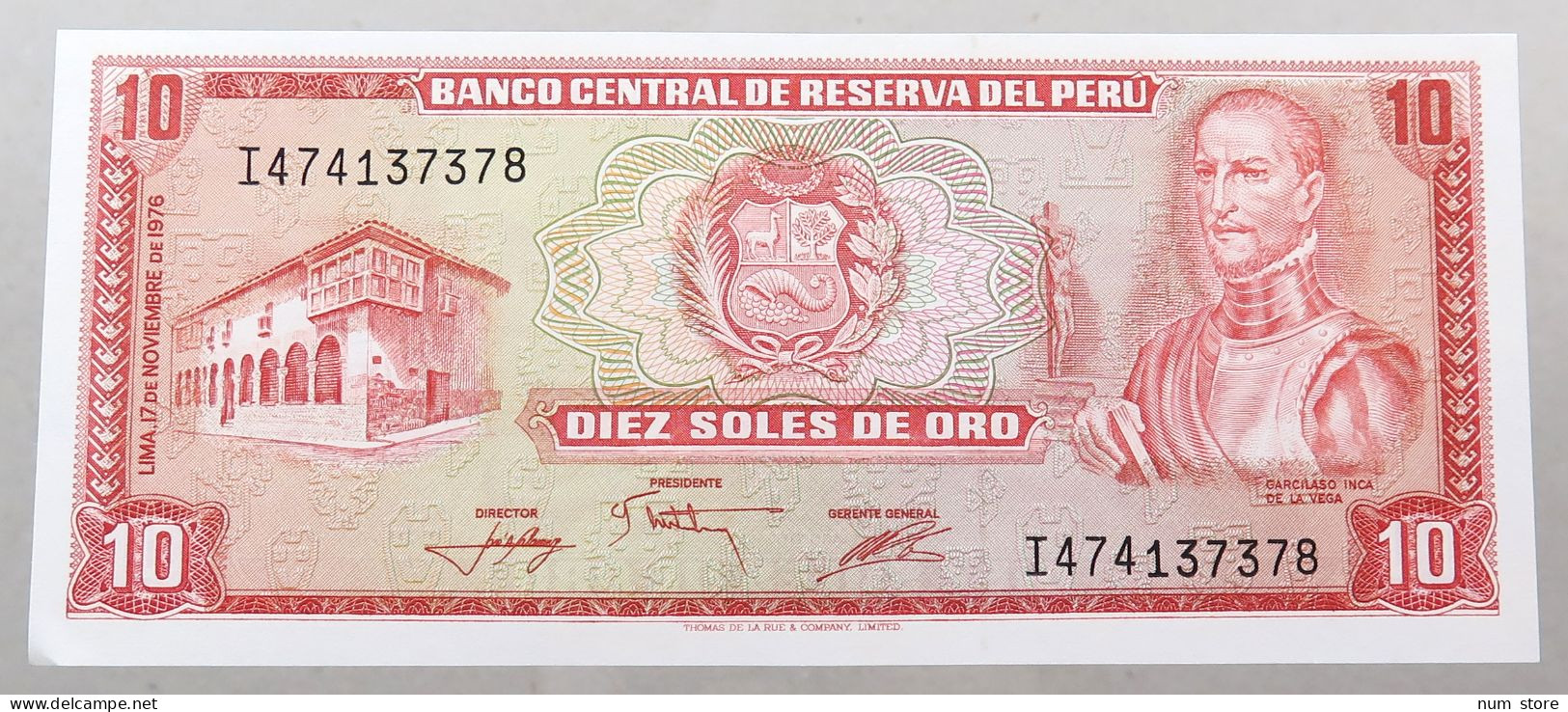 PERU 10 SOLES 1976  #alb049 0295 - Pérou