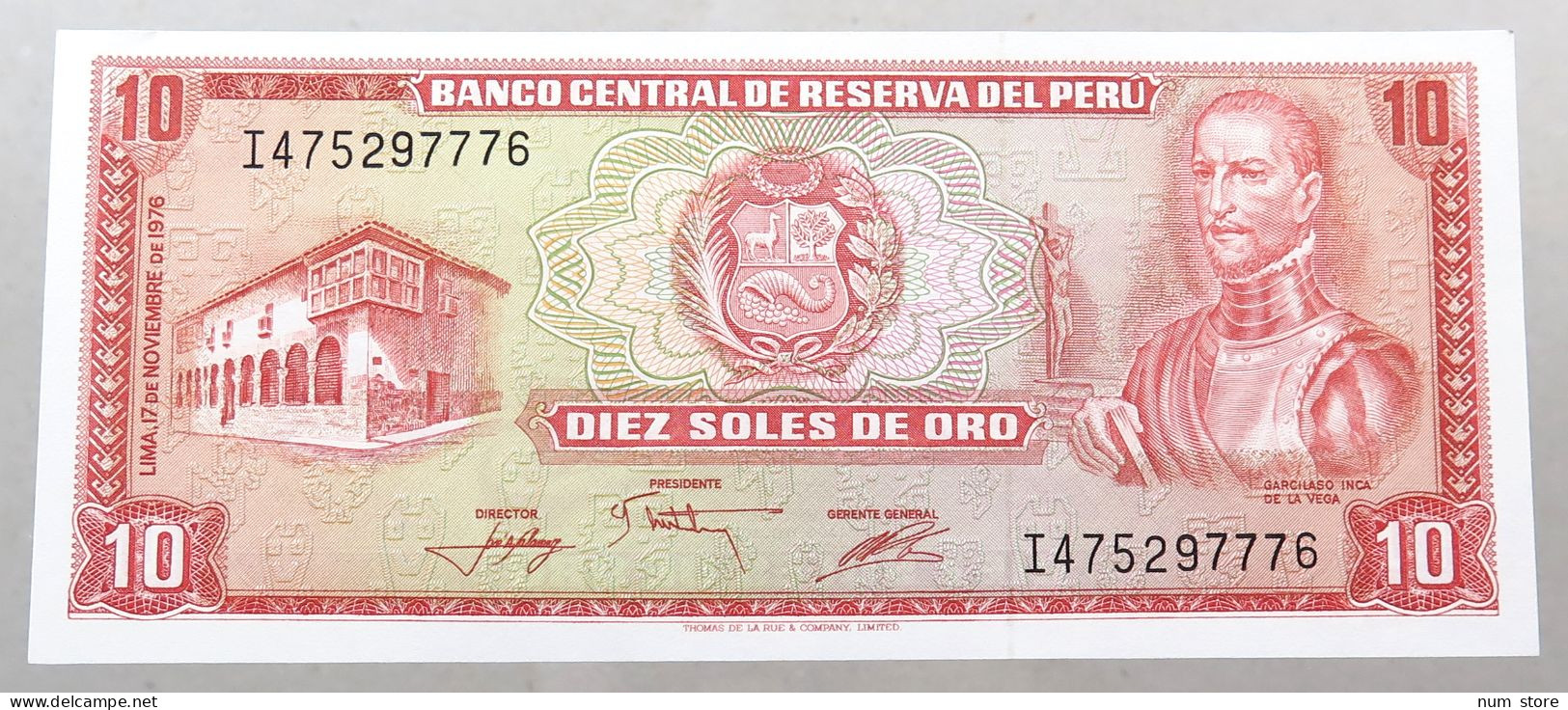 PERU 10 SOLES 1976  #alb049 0287 - Pérou