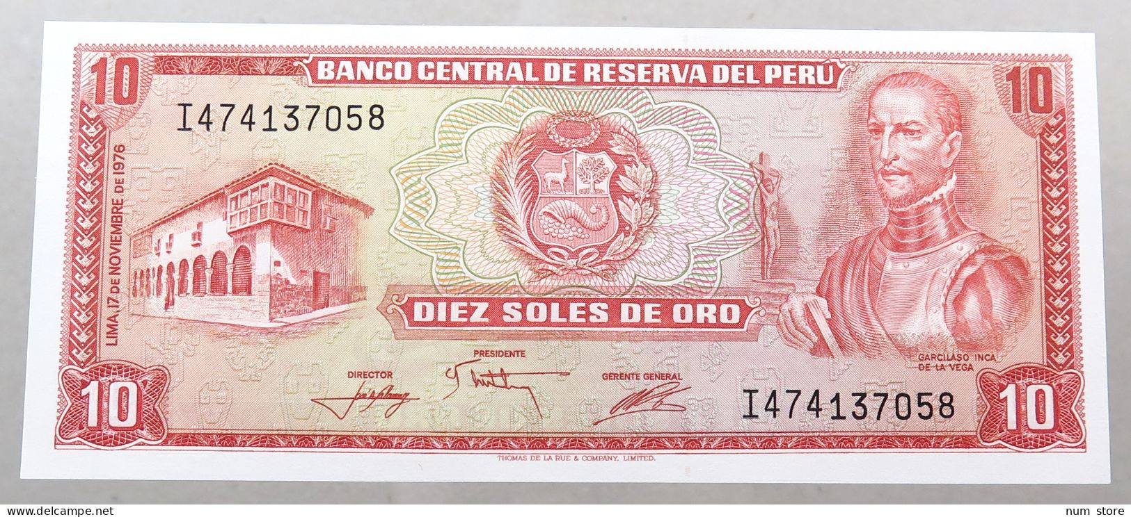 PERU 10 SOLES 1976  #alb049 0283 - Pérou