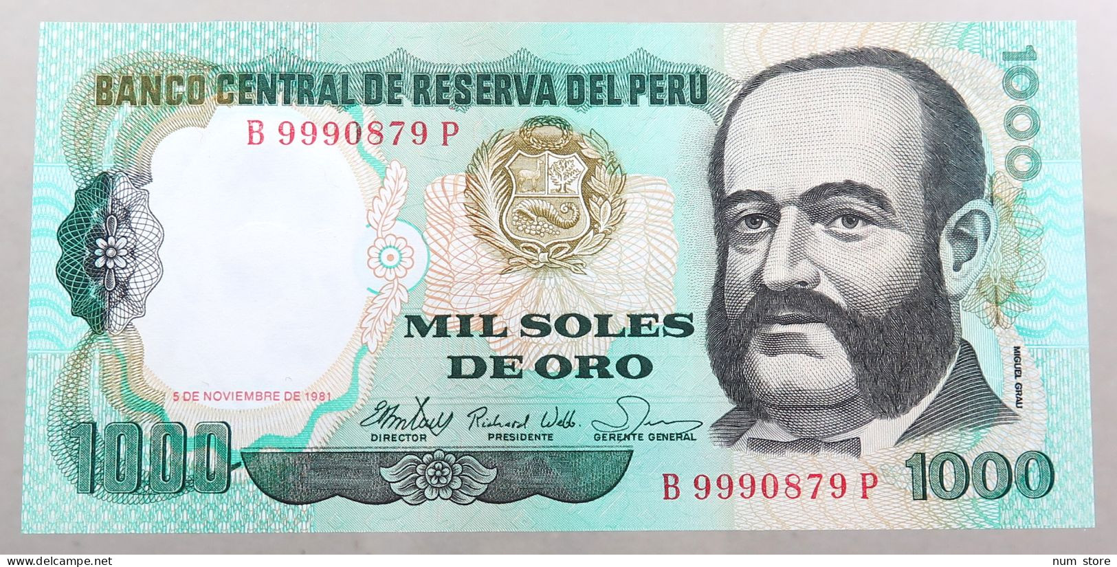 PERU 1000 SOLES 1981  #alb049 0201 - Pérou