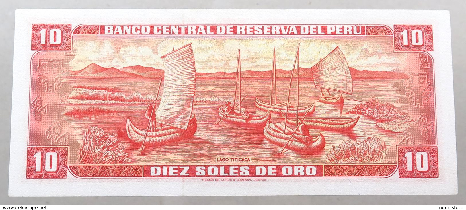 PERU 10 SOLES 1968  #alb049 0281 - Pérou