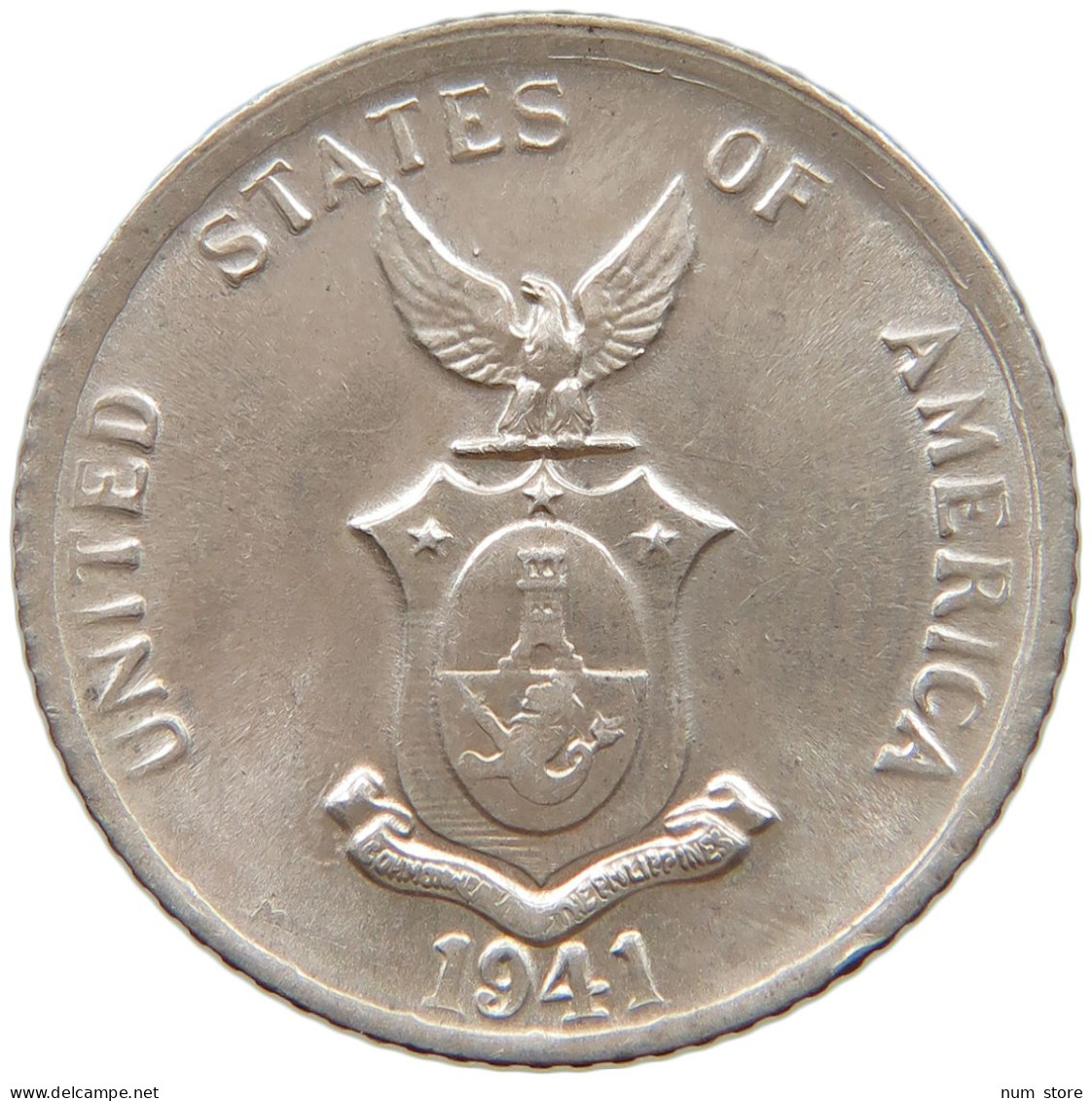 PHILIPPINES US 20 CENTAVOS 1941  #t136 0013 - Philippines