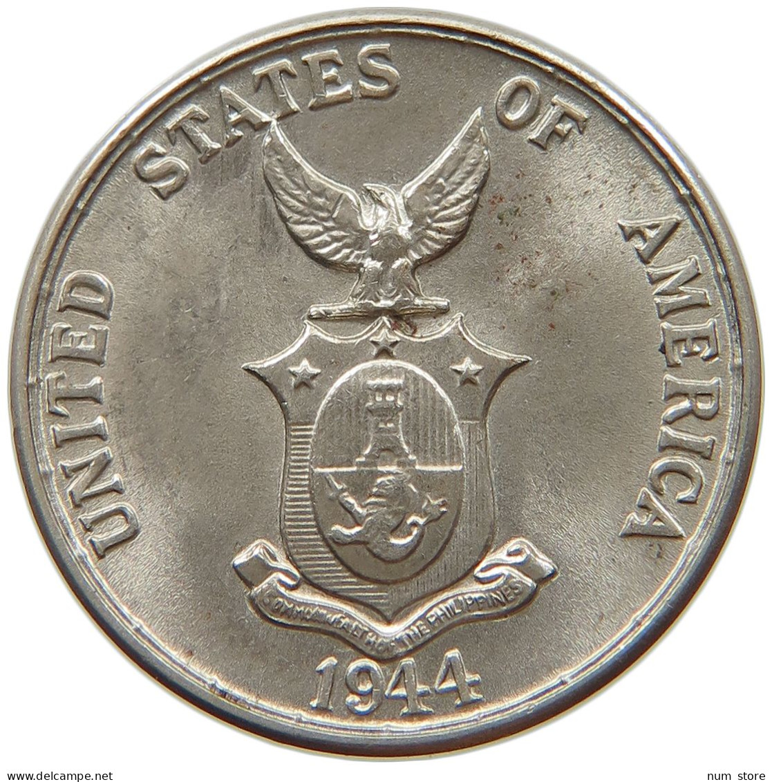 PHILIPPINES US 5 CENTAVOS 1944  #t135 0581 - Philippines