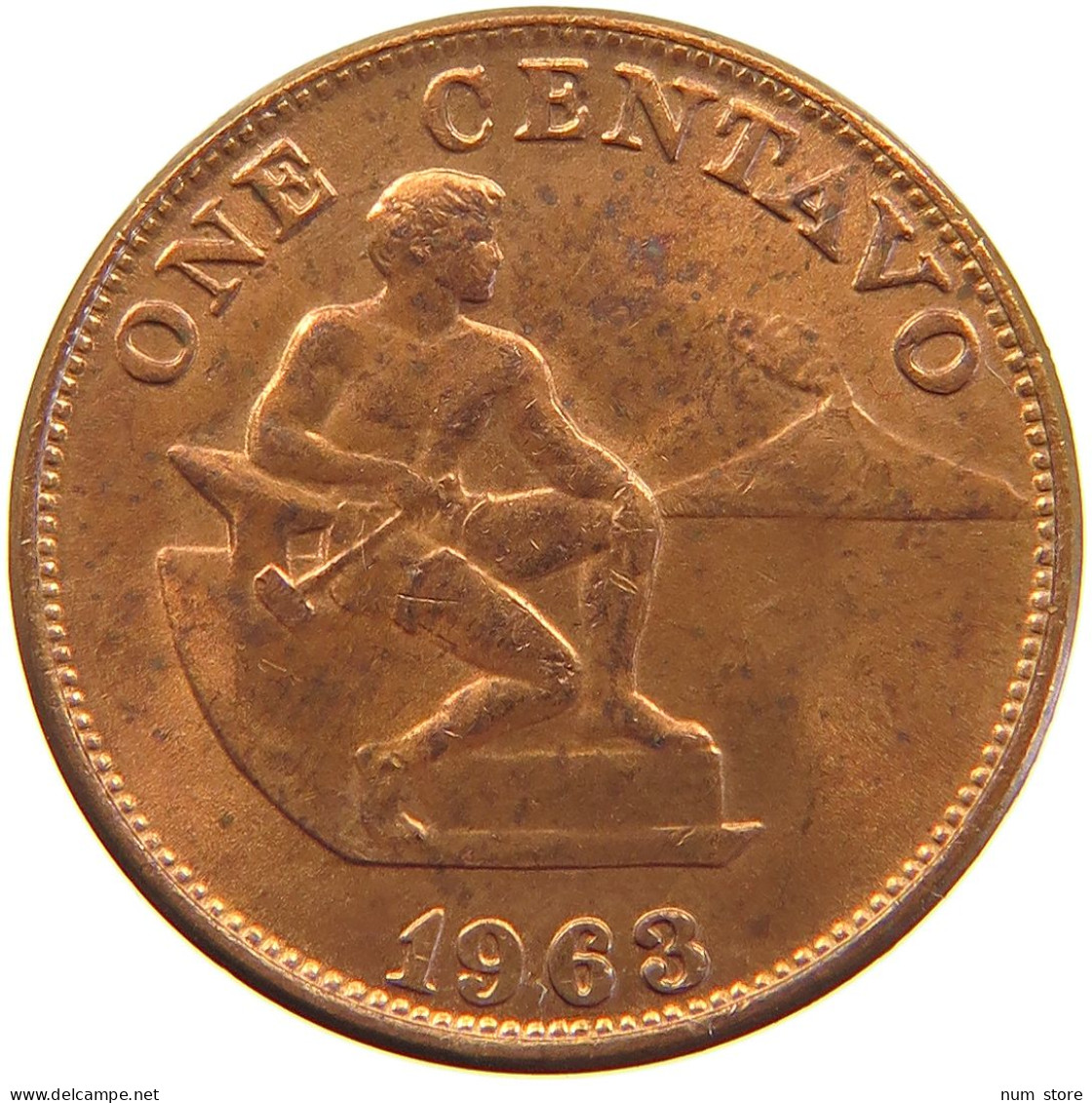 PHILIPPINES CENTAVO 1963  #t136 0123 - Philippinen