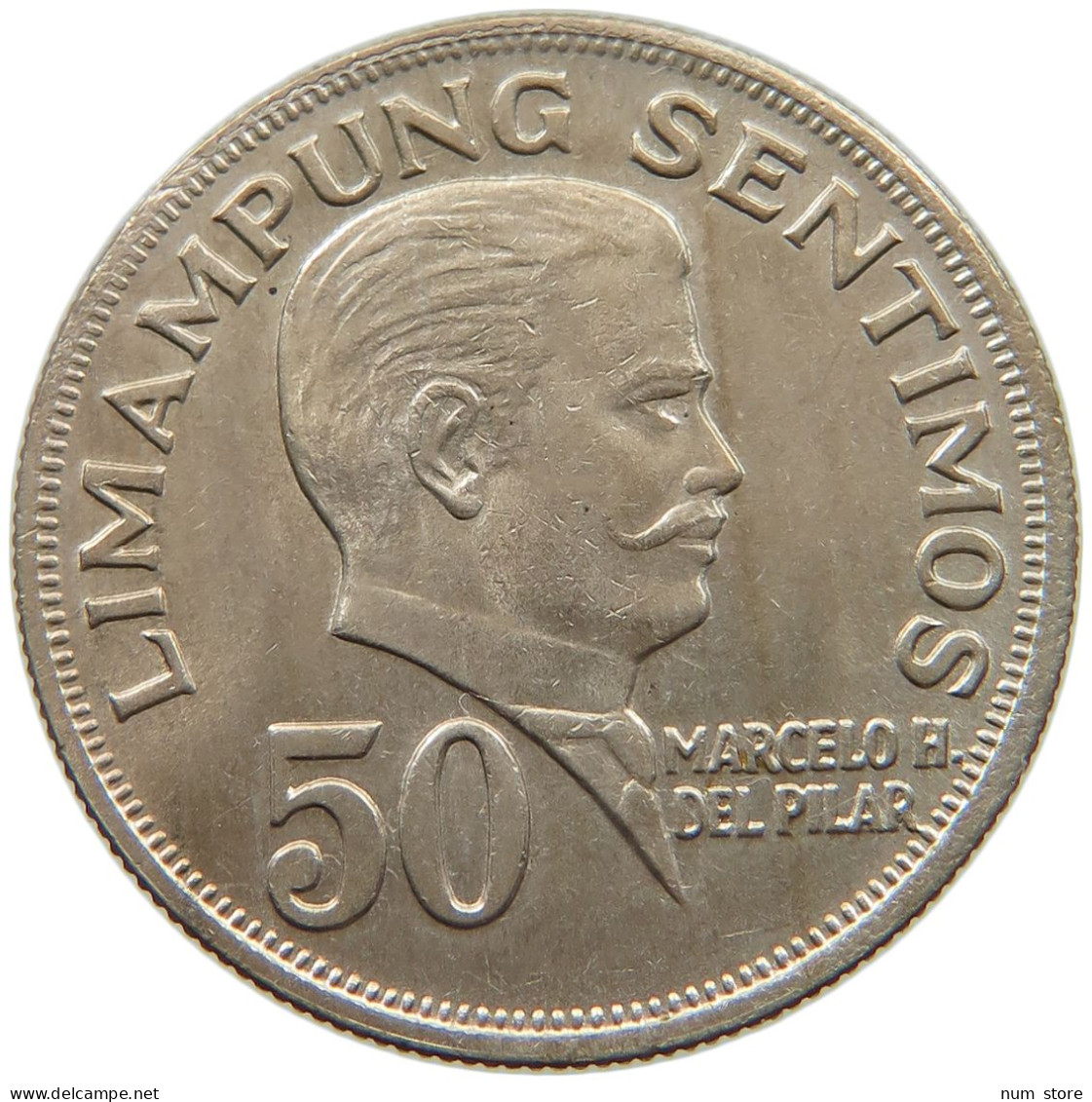 PHILIPPINES 50 SENTIMOS 1967  #t136 0107 - Philippines