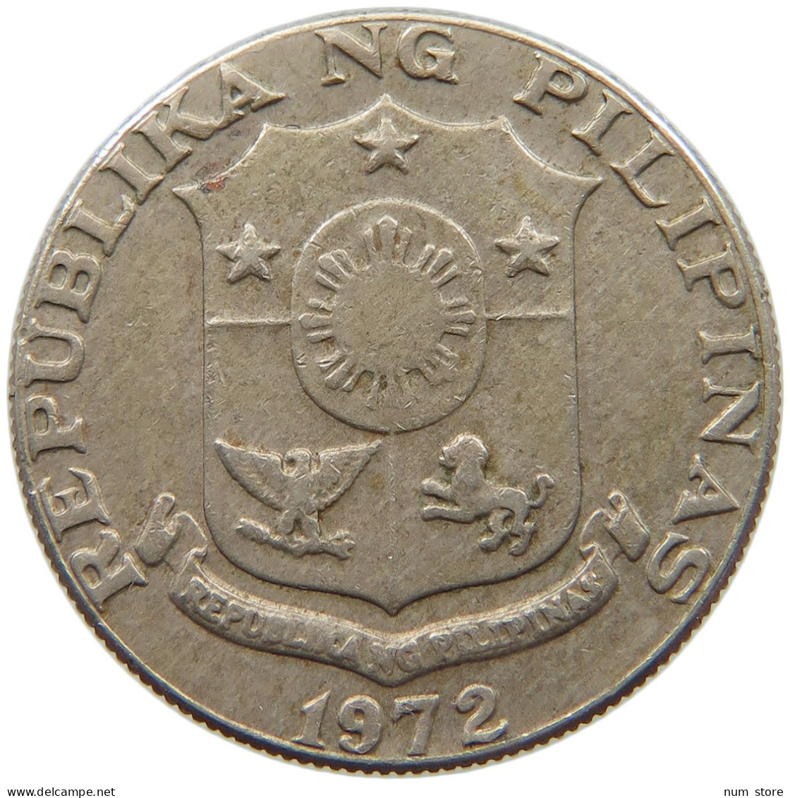 PHILIPPINES 50 SENTIMOS 1972 50 SENTIMOS 1972 KNOB #t136 0101 - Philippinen