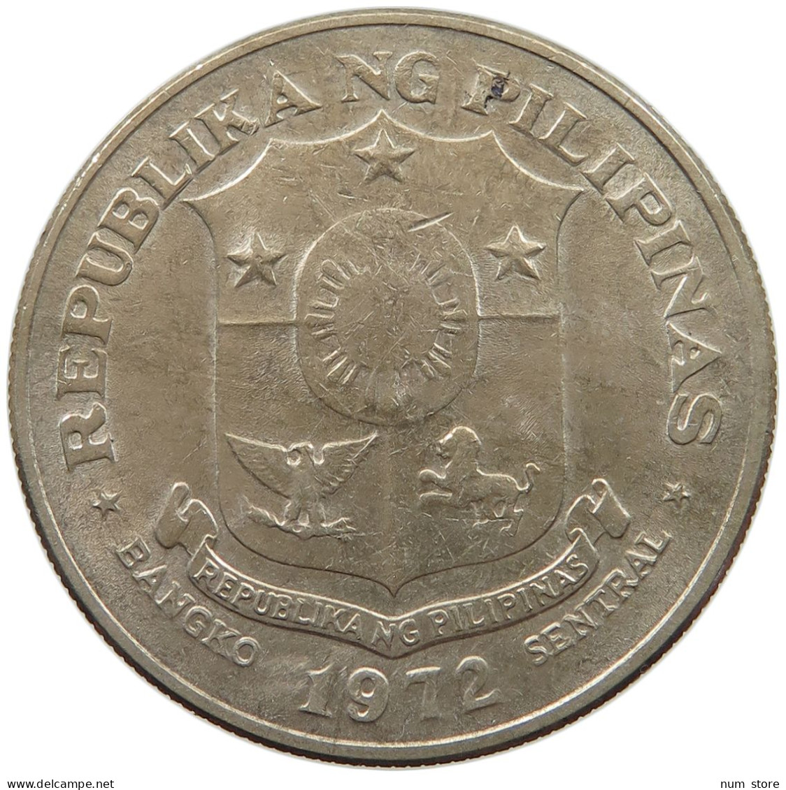 PHILIPPINES PISO 1972  #t136 0095 - Philippines