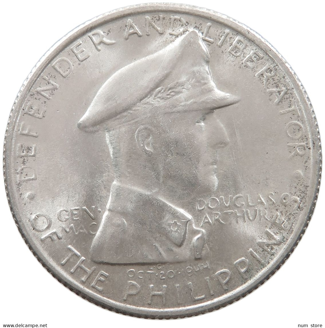 PHILIPPINES PESO 1947 Douglas MacArthur #t013 0021 - Philippinen