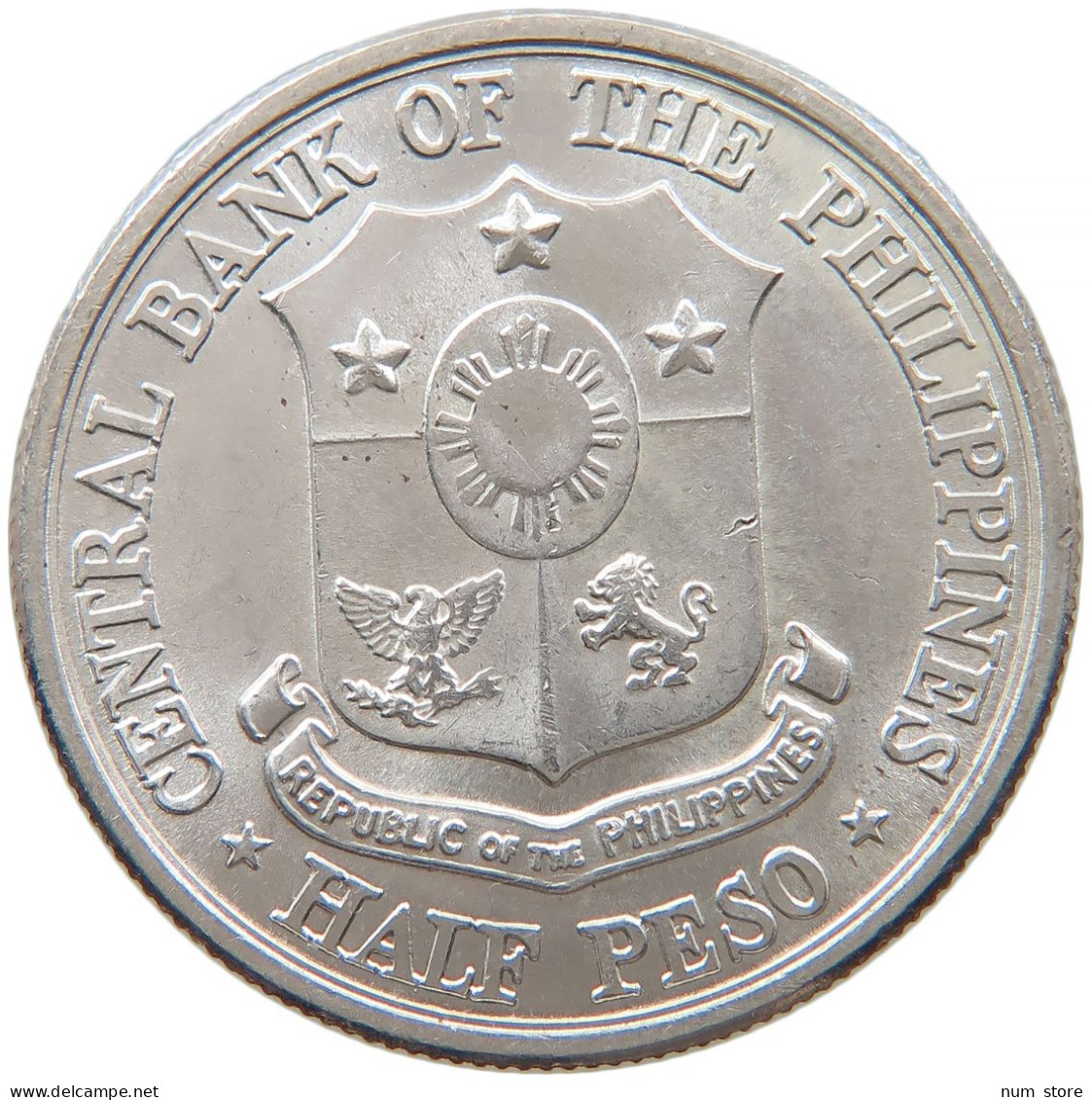 PHILIPPINES 1/2 PESO 1961  #t011 0037 - Filippijnen