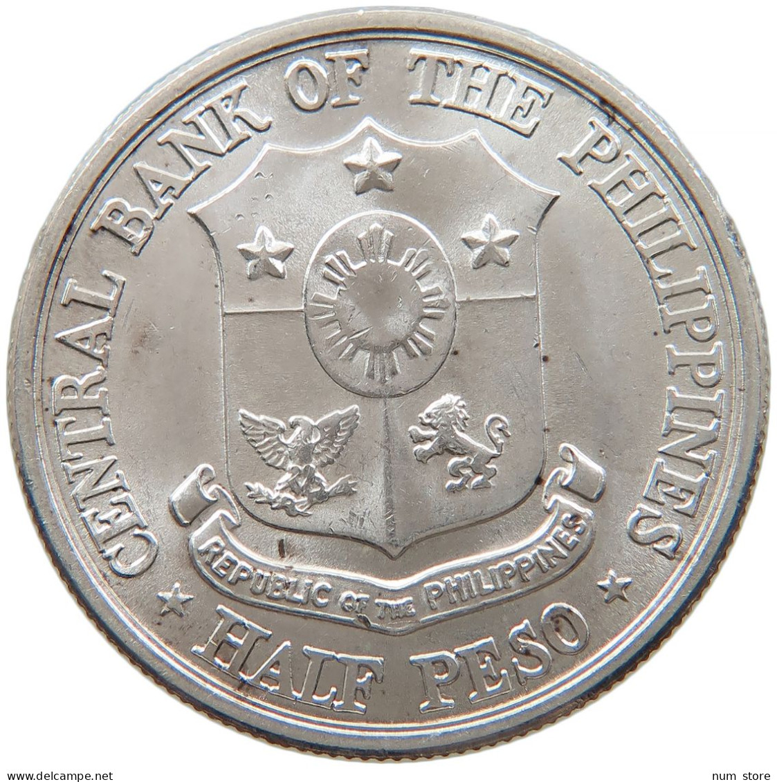 PHILIPPINES 1/2 PESO 1961  #t011 0039 - Filipinas