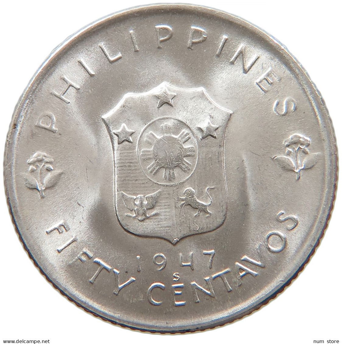 PHILIPPINES 50 CENTAVOS 1947  #t011 0109 - Filippine