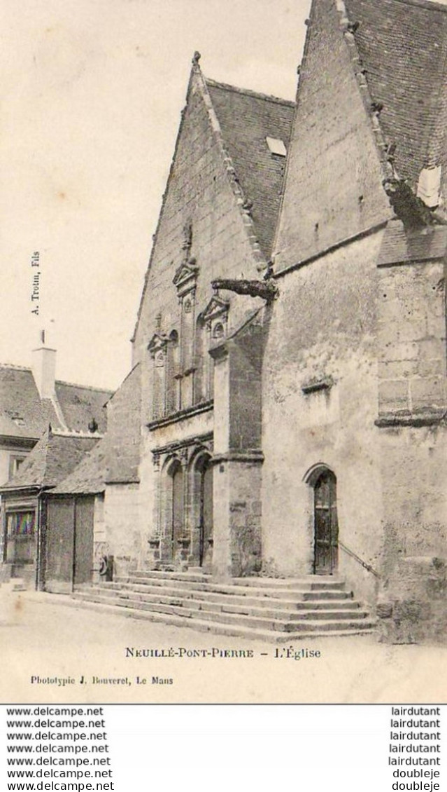 D37  NEUILLÉ PONT PIERRE  L'Eglise   ..... - Neuillé-Pont-Pierre