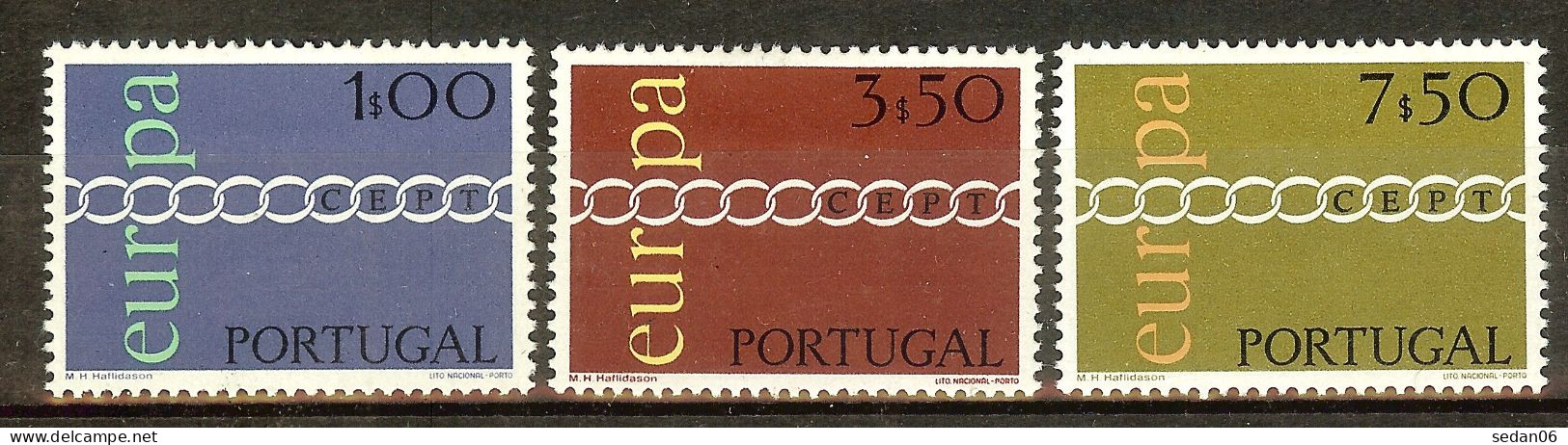 PORTUGAL N°1107/1109* (Europa 1971) - COTE 22.00 € - 1971