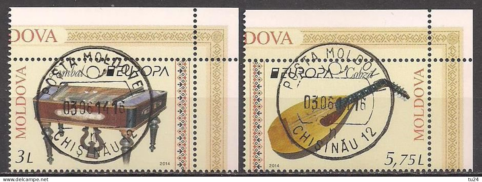 Moldawien / Moldova  (2014)  Mi.Nr.  863 + 864  Gest. / Used  (7fg08) EUROPA - 2014