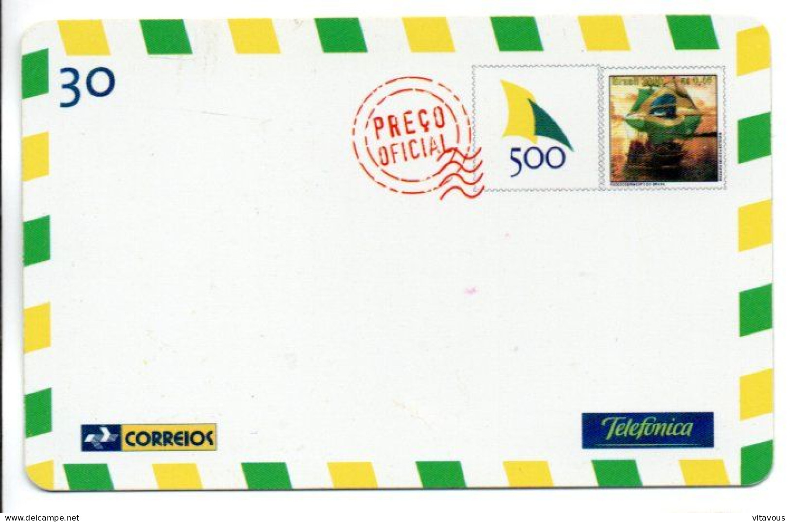 Timbre Stamp Télécarte Brésil Phonecard  Karte (salon 401) - Brazil