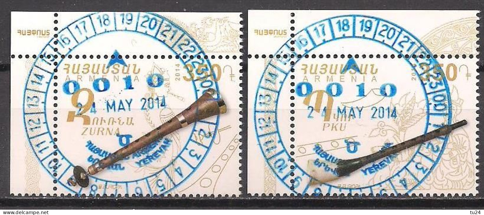 Armenien / Armenia  (2014)  Mi.Nr.  887 + 888  Gest. / Used  (7fg09) EUROPA - 2014