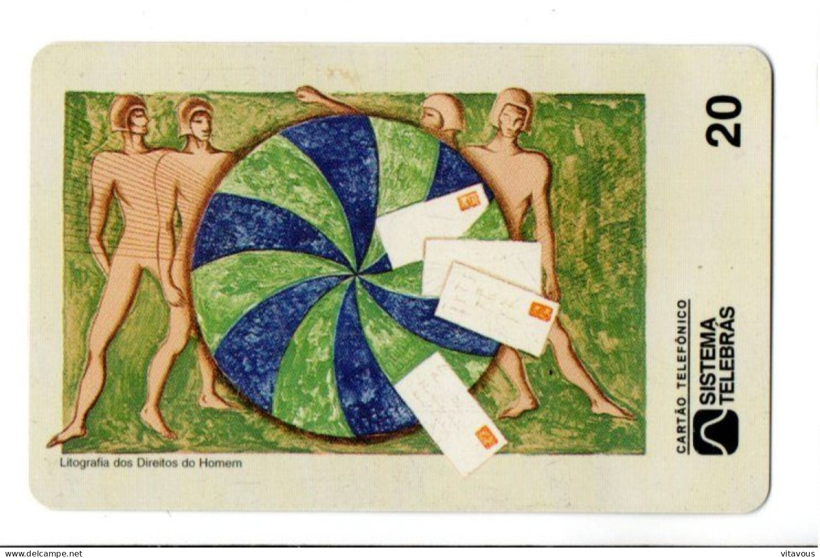 Timbre Stamp Télécarte Brésil Phonecard  Karte (salon 402) - Brazilië