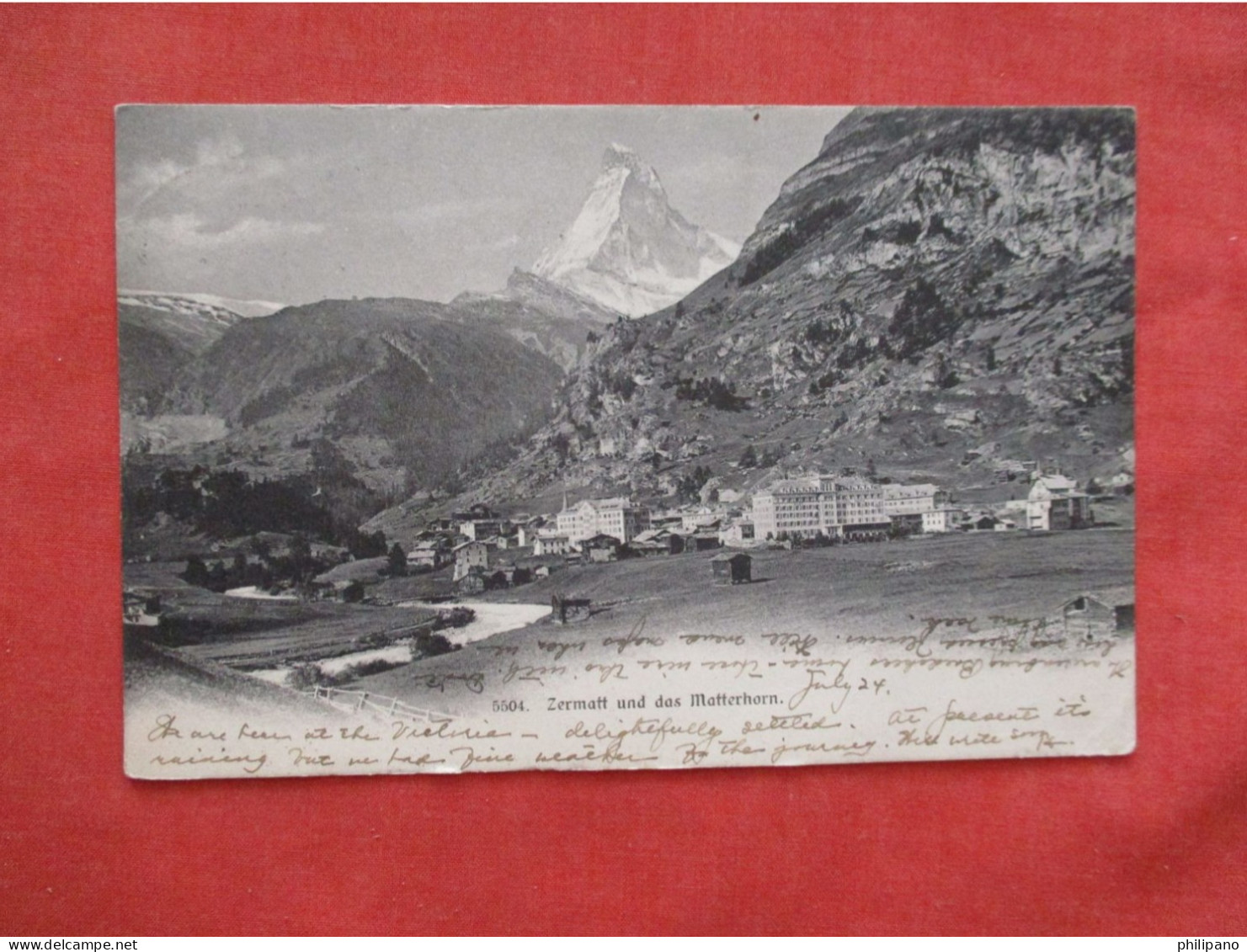 Switzerland   Zermatt Und Das Matterhorn    Stamp & Cancel        Ref 6240 - Matt