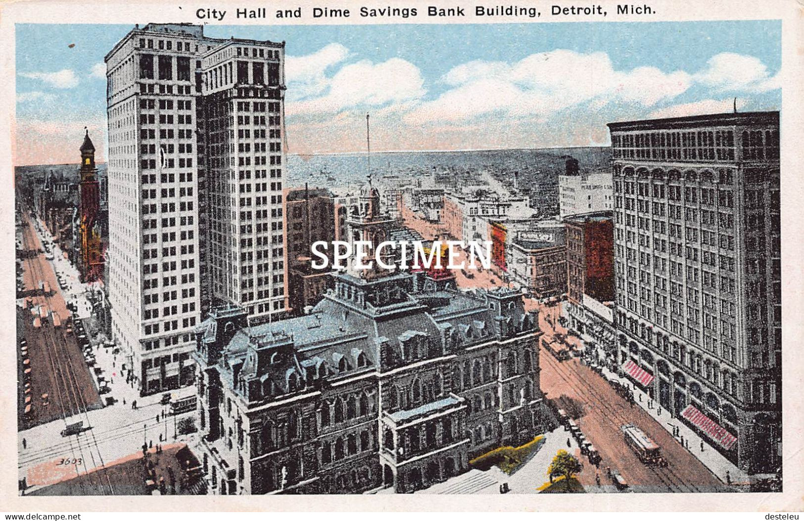 City Hall And Dime Savings Bank Building - Detroit - Detroit