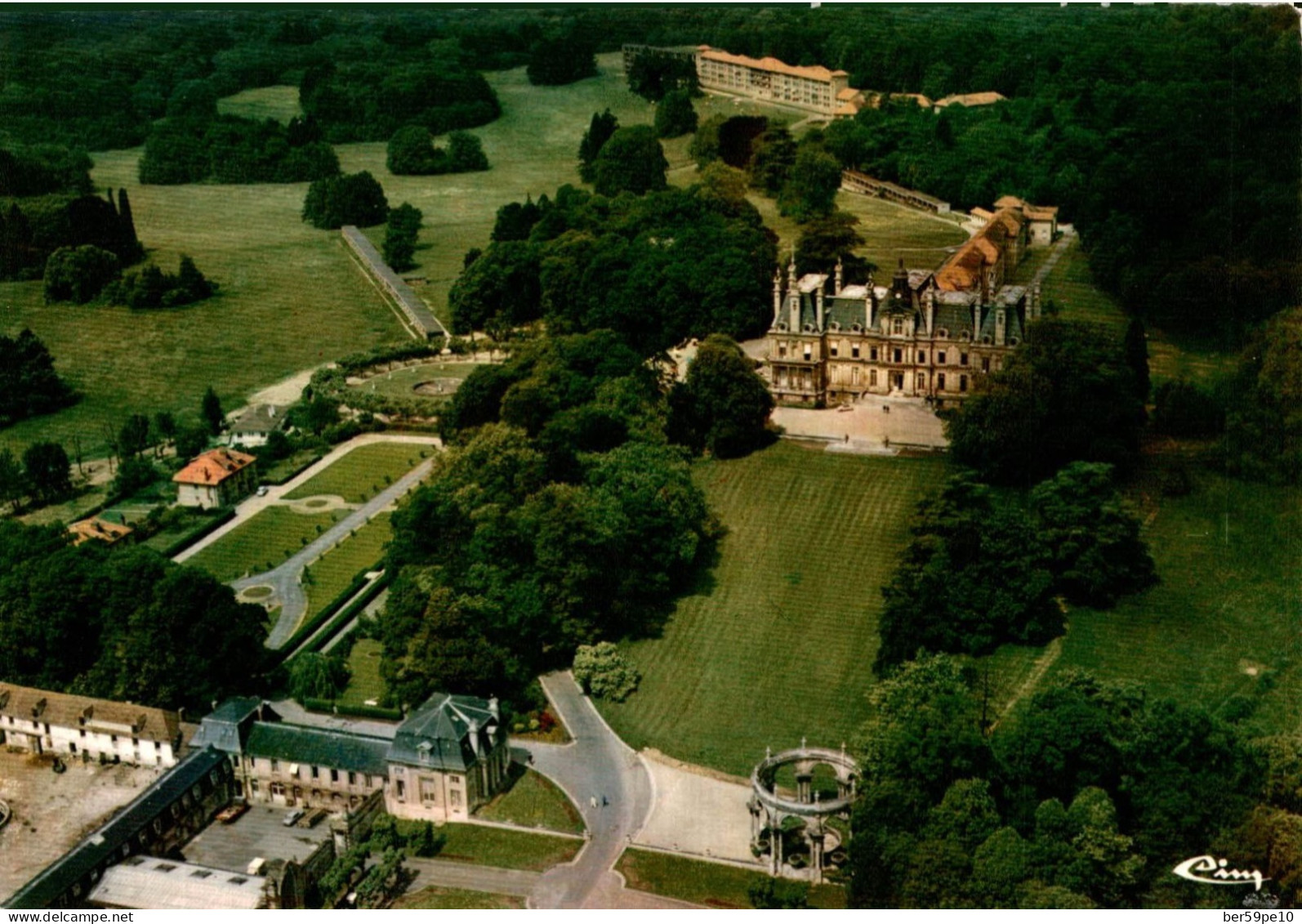 95 ST MARTIN DU TERTRE LE CHATEAU VUE AERIENNE - Saint-Martin-du-Tertre