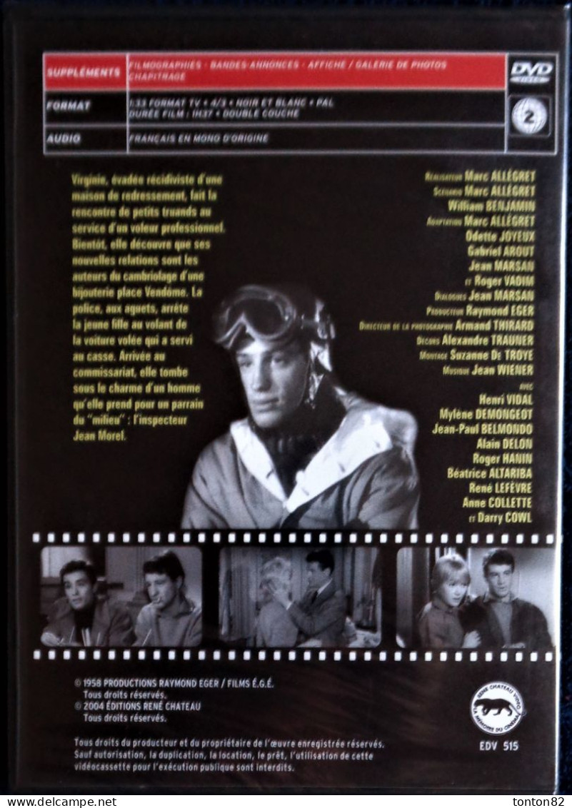 Sois Belle Et Tais-toi -  Film De Marc Allegret - Jean-Paul Belmondo - Mylène Demongeot -  Alain Delon - Roger Hanin . - Policiers