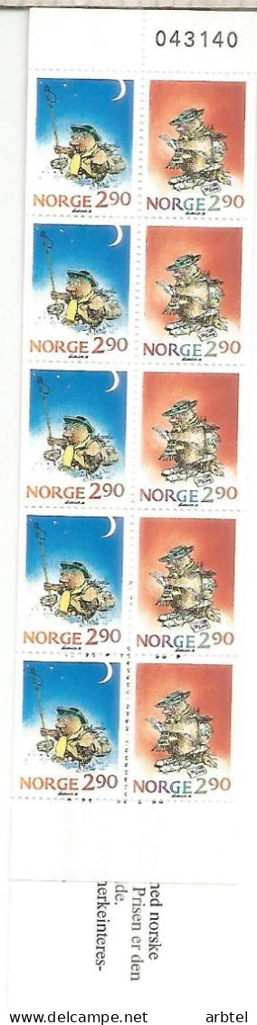 NORUEGA CARNET BOOKLET - Postzegelboekjes