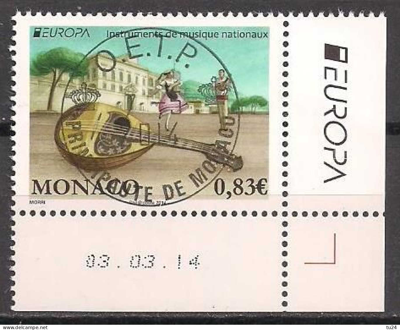 Monaco  (2014)  Mi.Nr.  3184  Gest. / Used  (7fg23) EUROPA - 2014