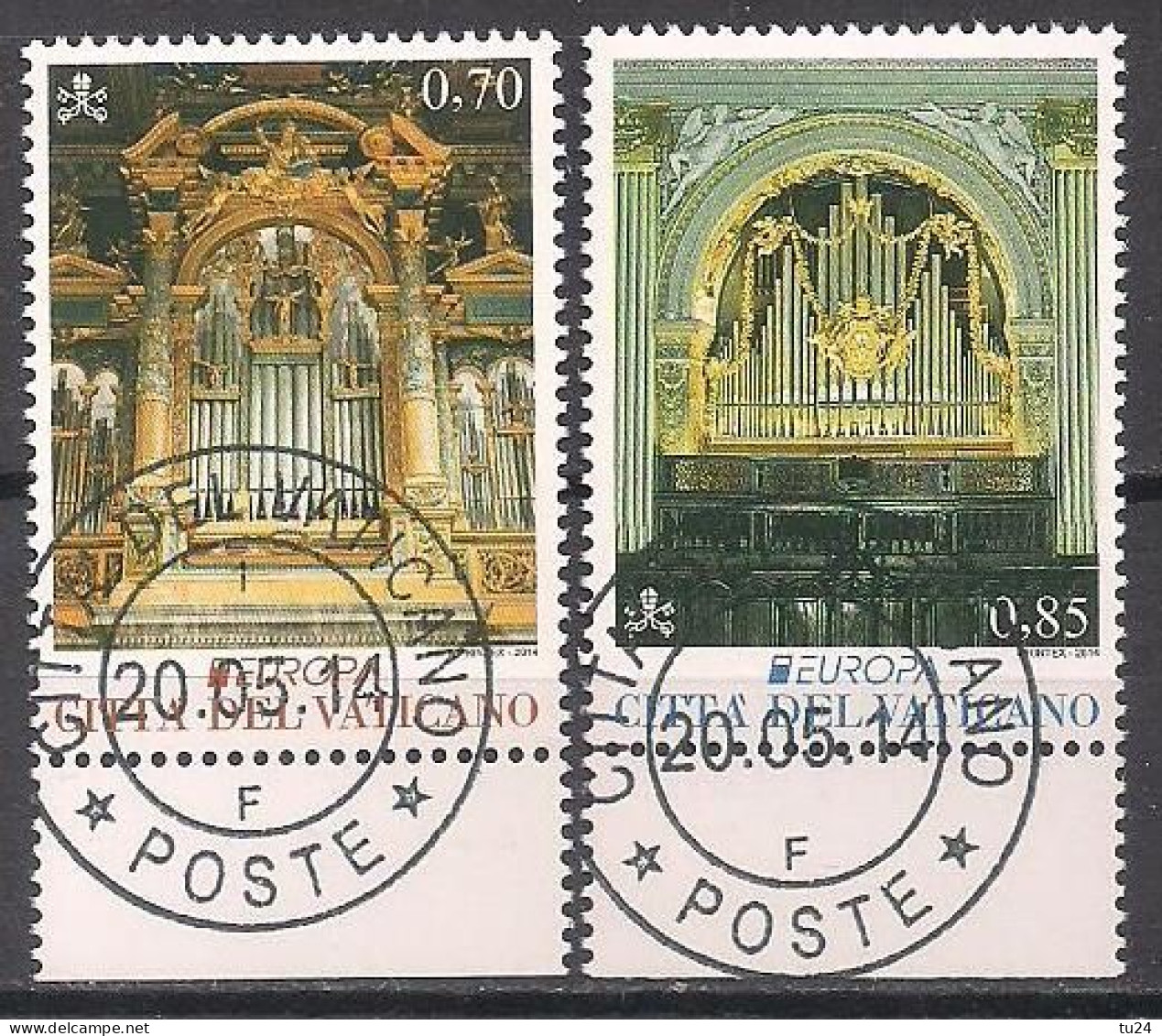 Vatikan / Vatican  (2014)  Mi.Nr.  1809 + 1810  Gest. / Used  (8fg07) EUROPA - 2014