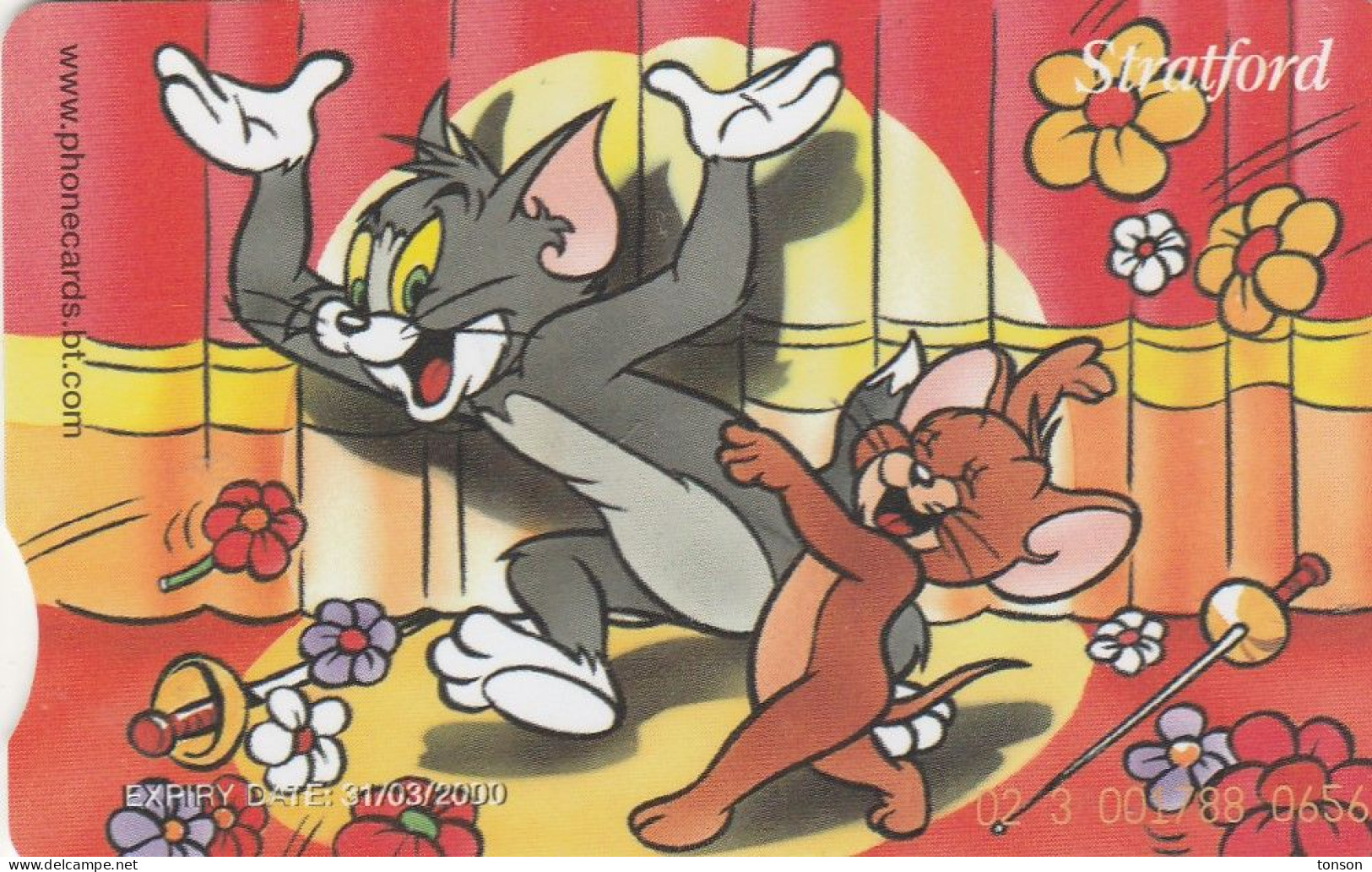 UK, BCC-148A, Tom & Jerry - Stratford, 2 Scans.   Chip : Schlumberger - SC8 - BT Allgemeine