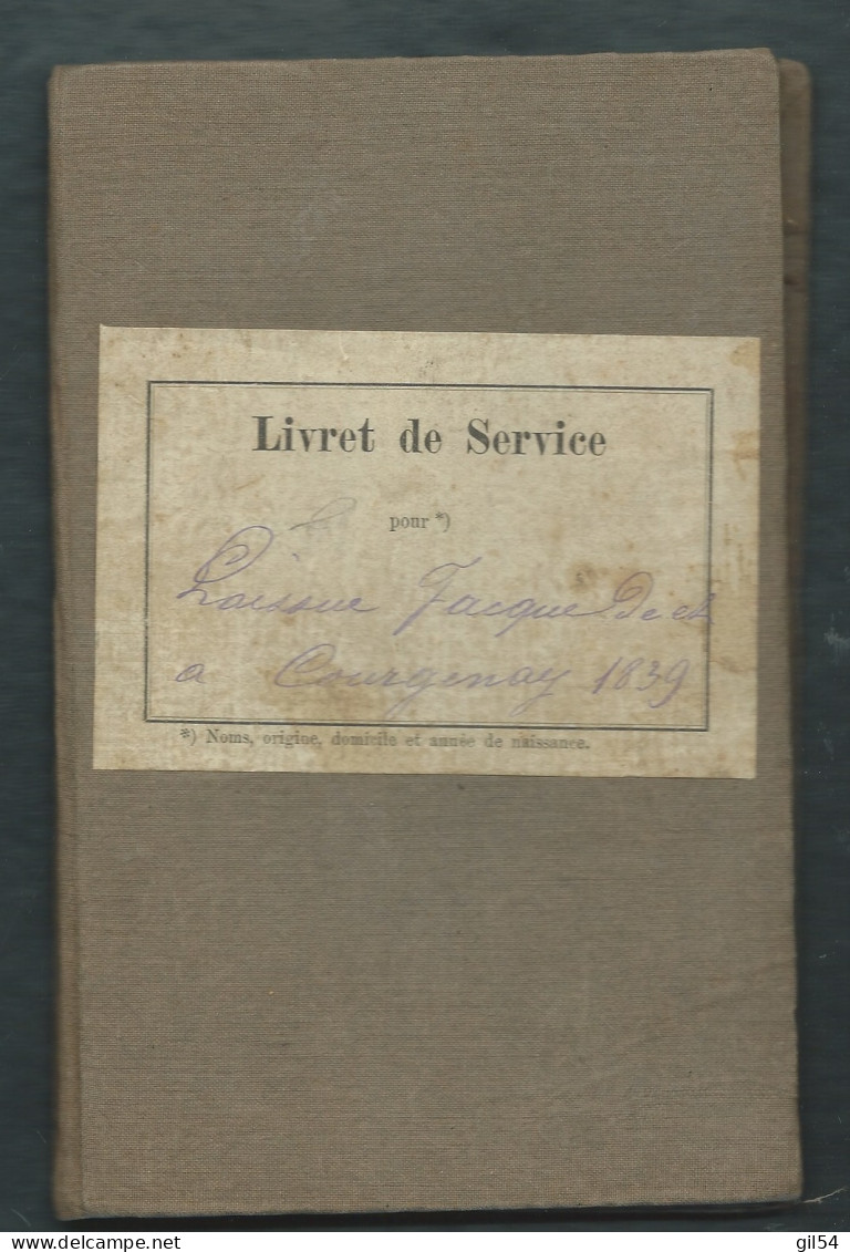 Conféderation Suisse "livret De Service " Tirage Janvier 1876 , 41600 Ex , ( Pièce De Musée ) 7 Scans - Mab27 - Documents
