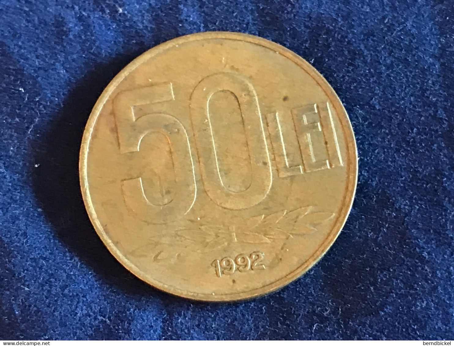 Münze Münzen Umlaufmünze Rumänien 50 Lei 1992 - Roumanie