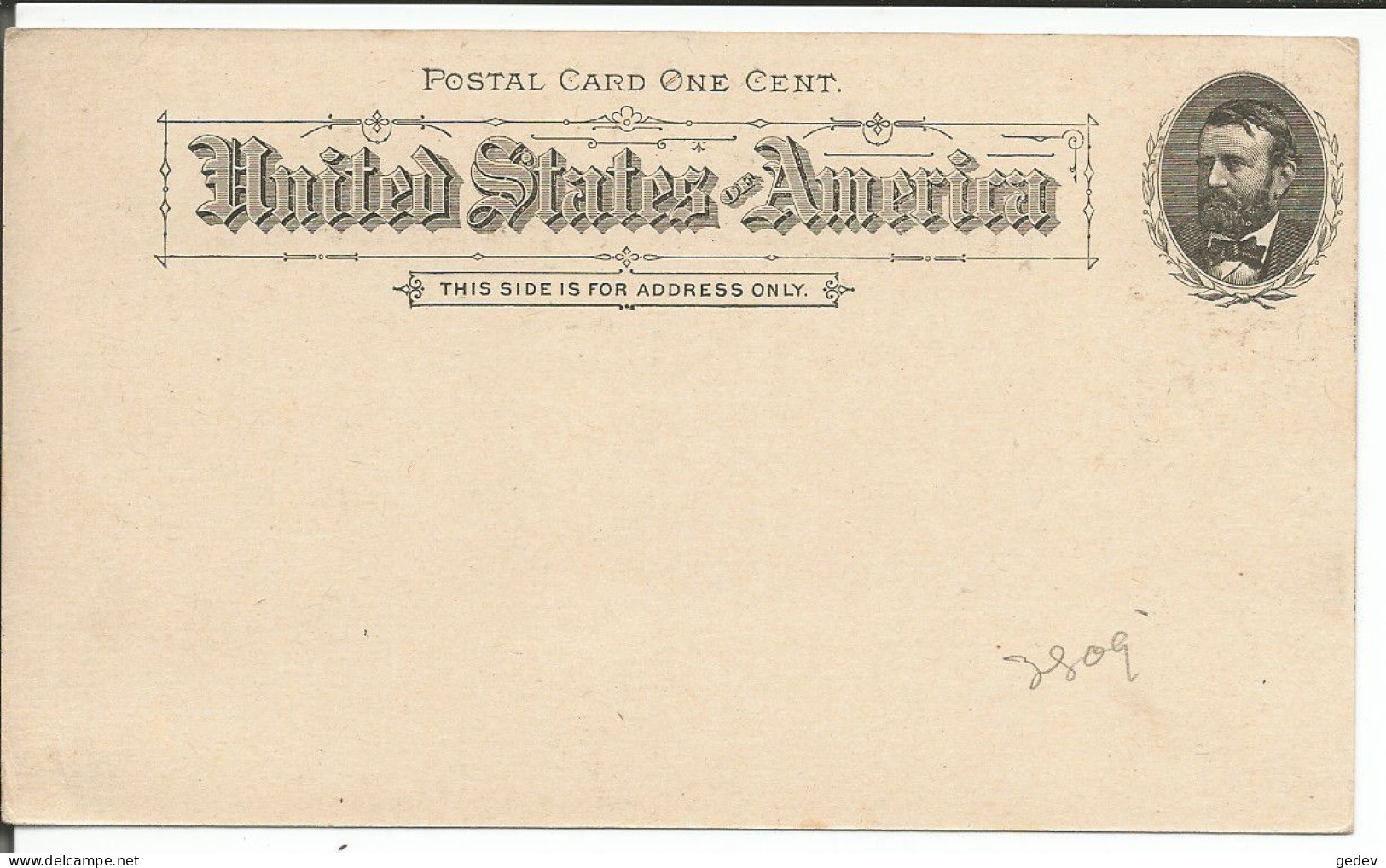 USA, Official Souvenir Entier Postal 1 Cent, World's Columbian Exposition, Litho (3809) Format 90 X152 - ...-1900
