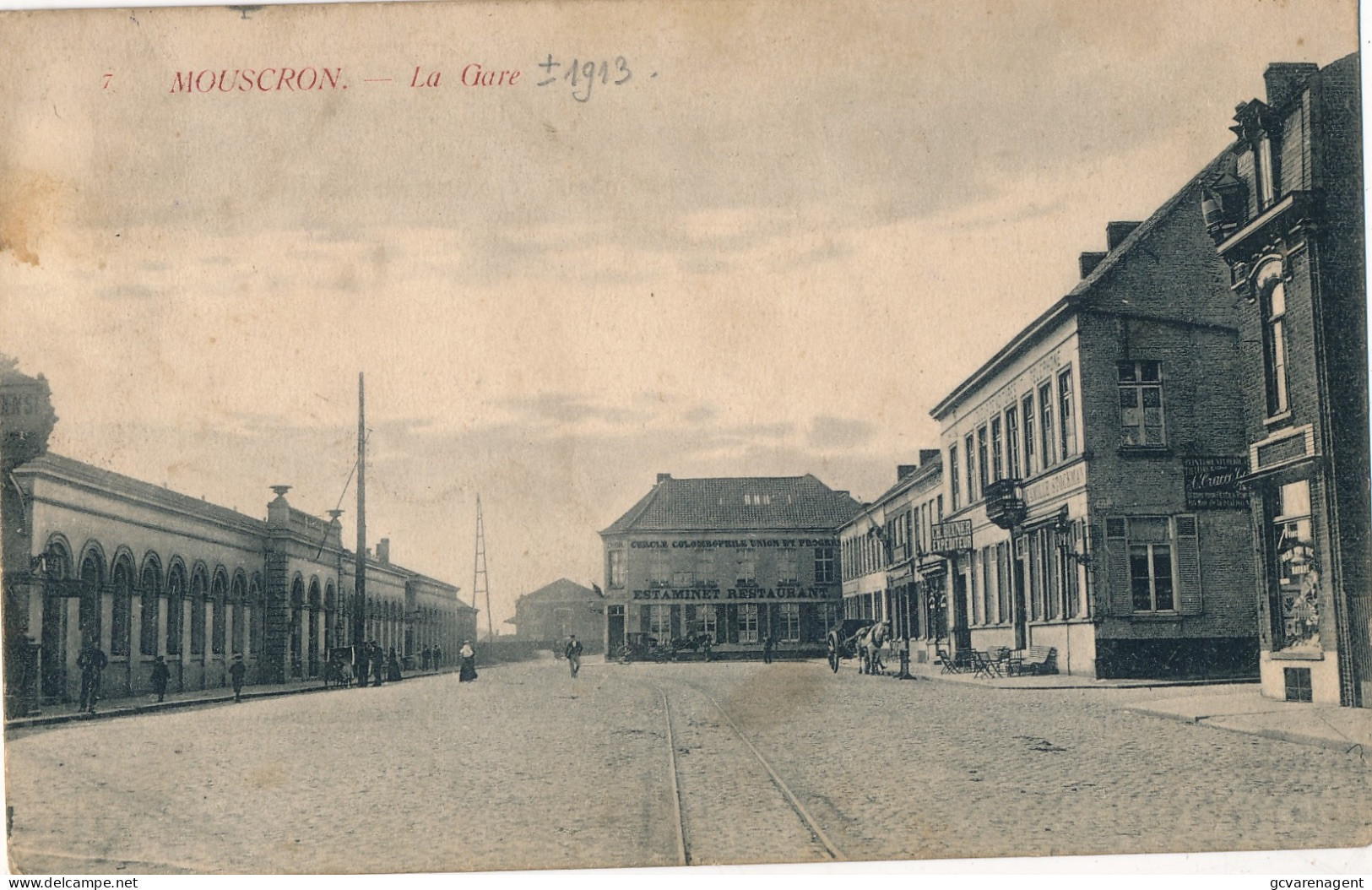 Mouscron  La Gare        2 Scans - Mouscron - Moeskroen