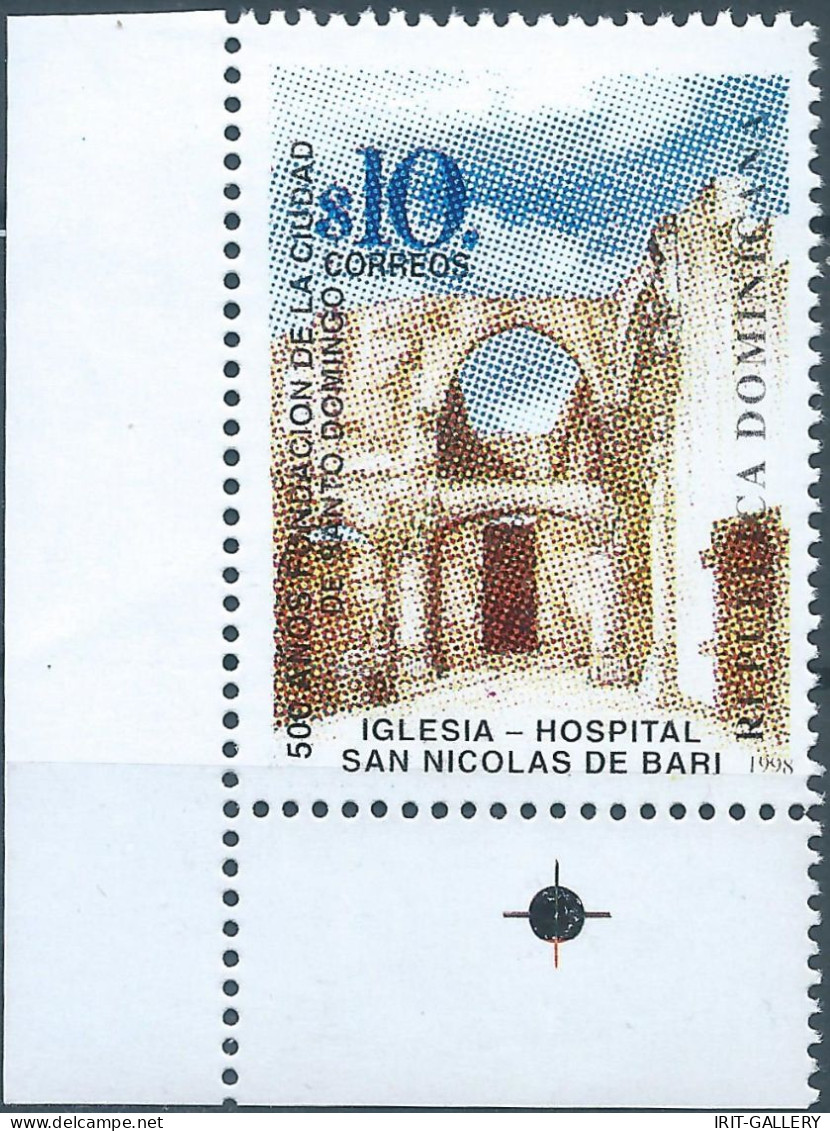 REPUBLICA DOMINICANA ,1998 The 500th Anniversary Of Santo Domingo, 10P ,MNH - Dominicaine (République)