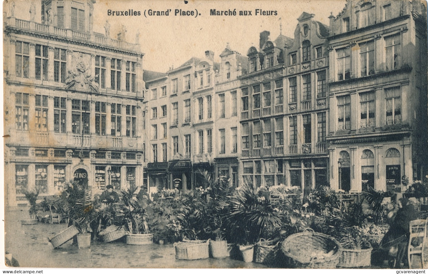 Bruxelles    Grand'Place   Marche Aux Fleurs      2 Scans - Mercati