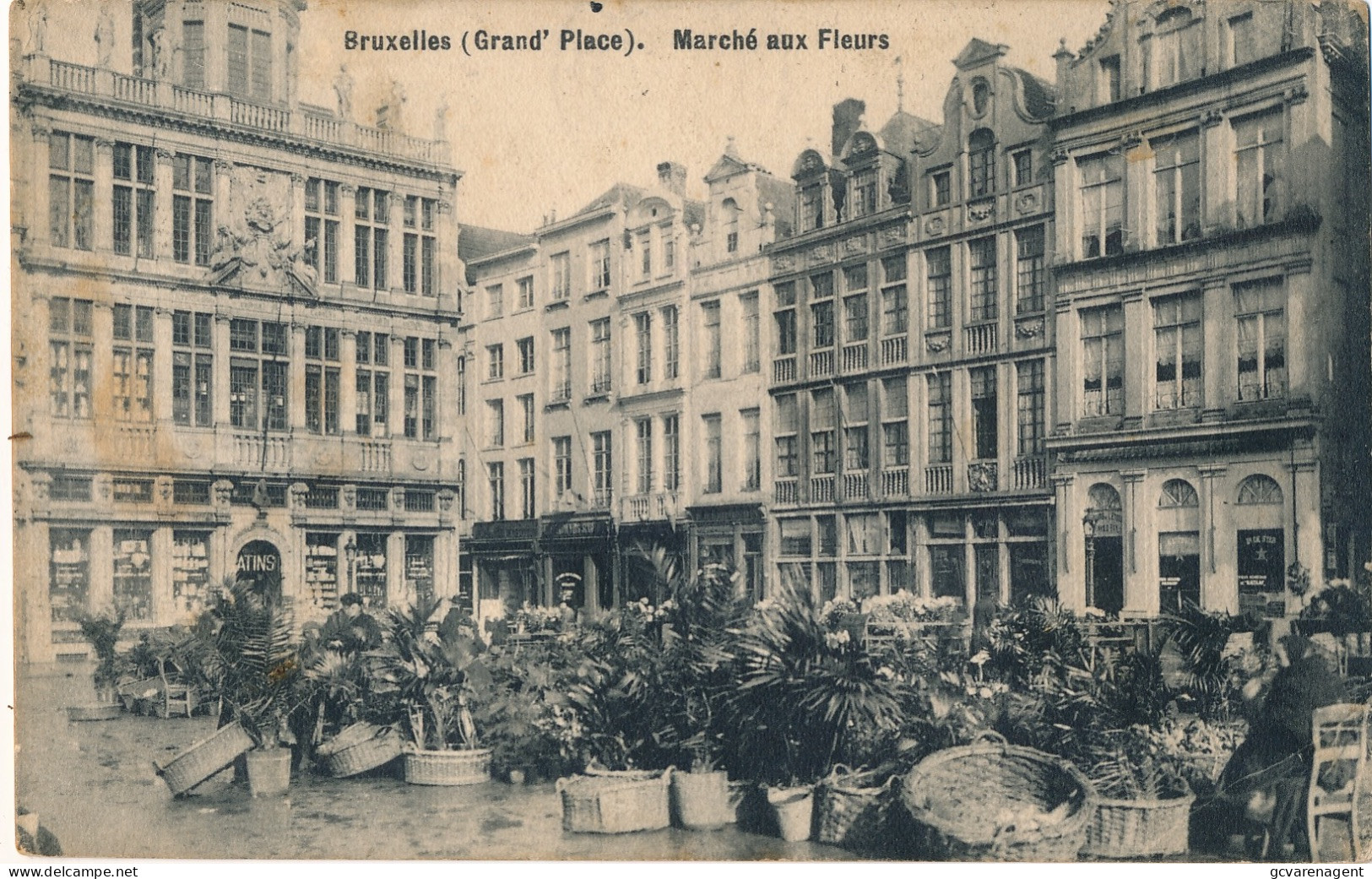 Bruxelles    Grand'Place   Marche Aux Fleurs      2 Scans - Märkte