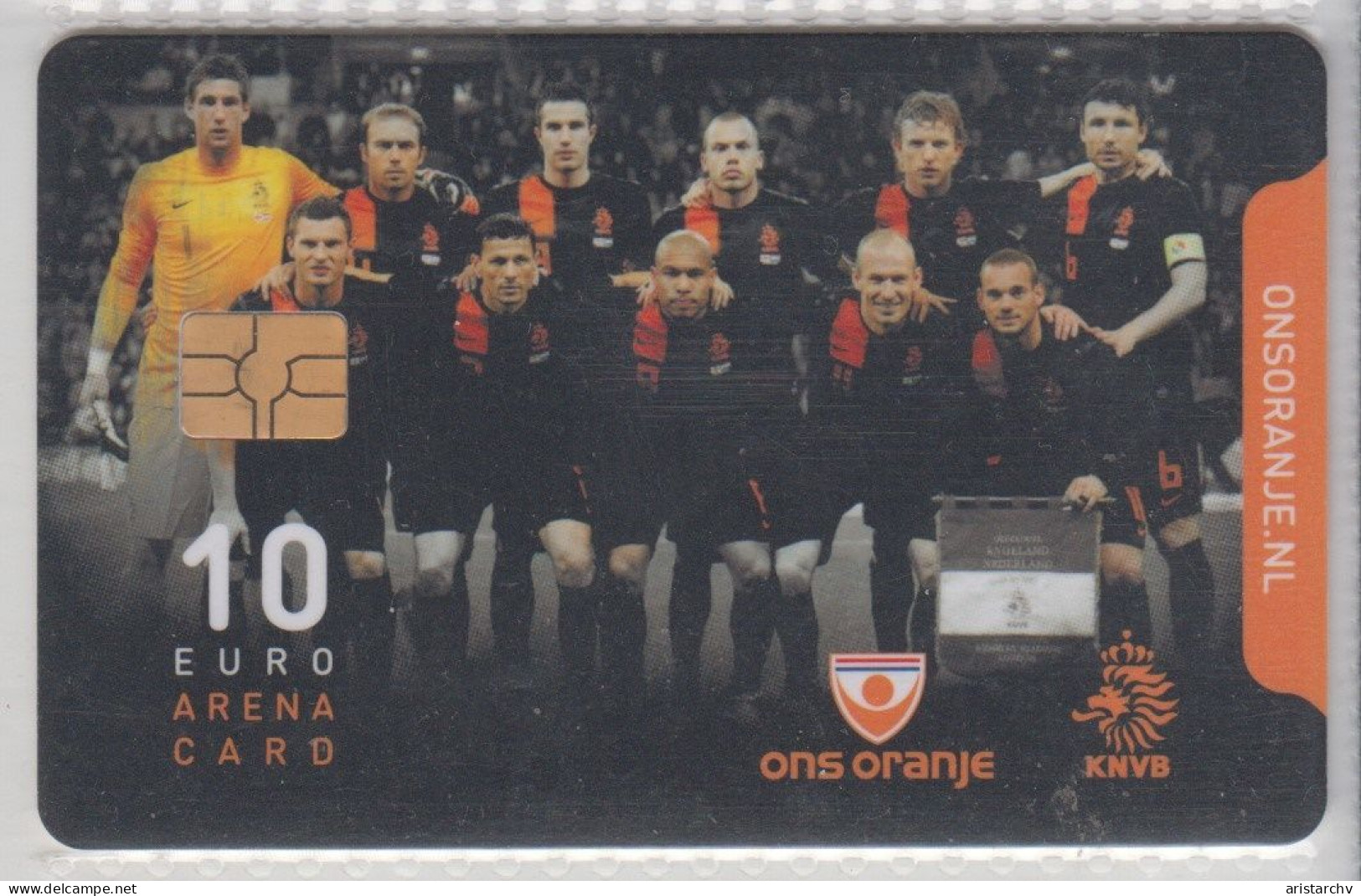 NETHERLANDS 2014 AMSTERDAM ARENA CARD FOOTBALL NATIONAL TEAM ORANJE - Deportes