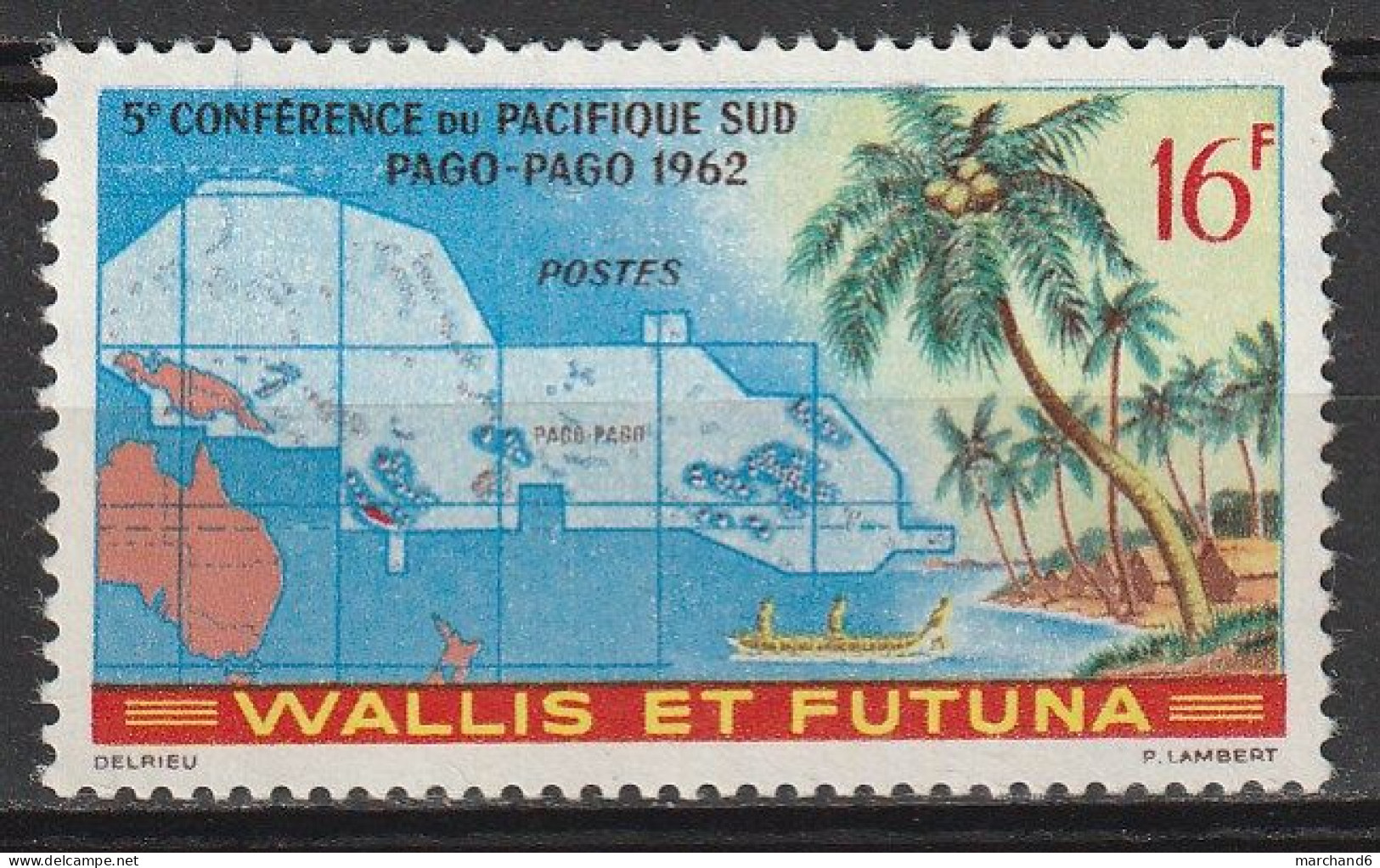 Wallis Et Futuna  5è Conférence Du Pacifique Sud à Pago-pago  N°161**neuf - Ungebraucht