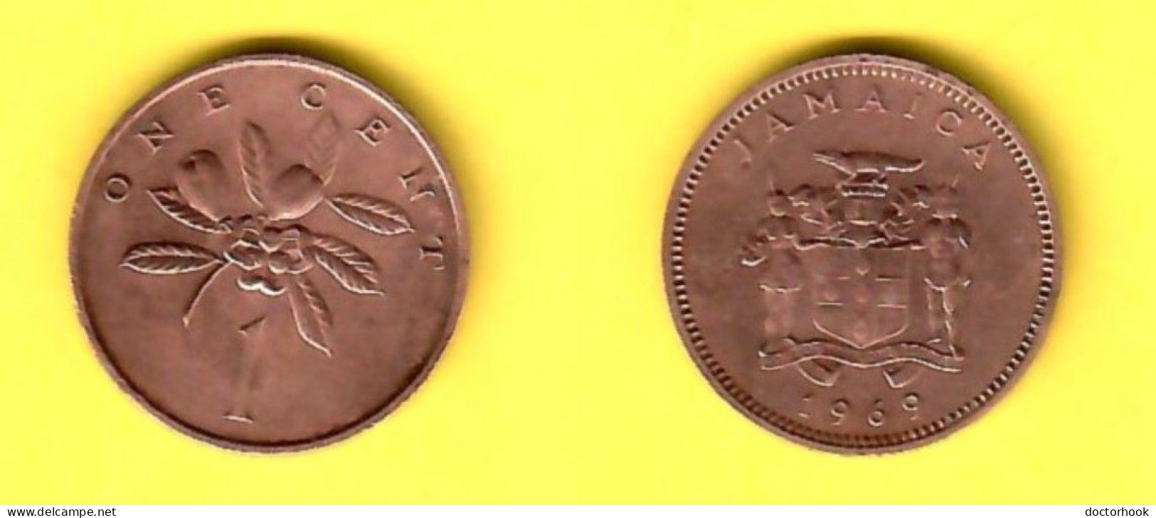 JAMAICA   1 CENT 1969 (KM # 45) #7570 - Jamaique